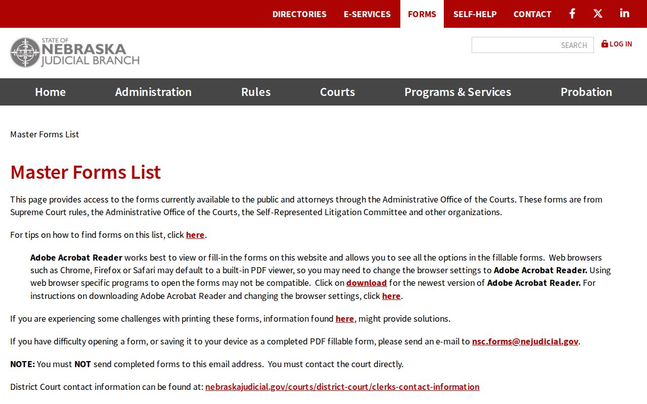 Blaine County bench warrant form and court process reference
